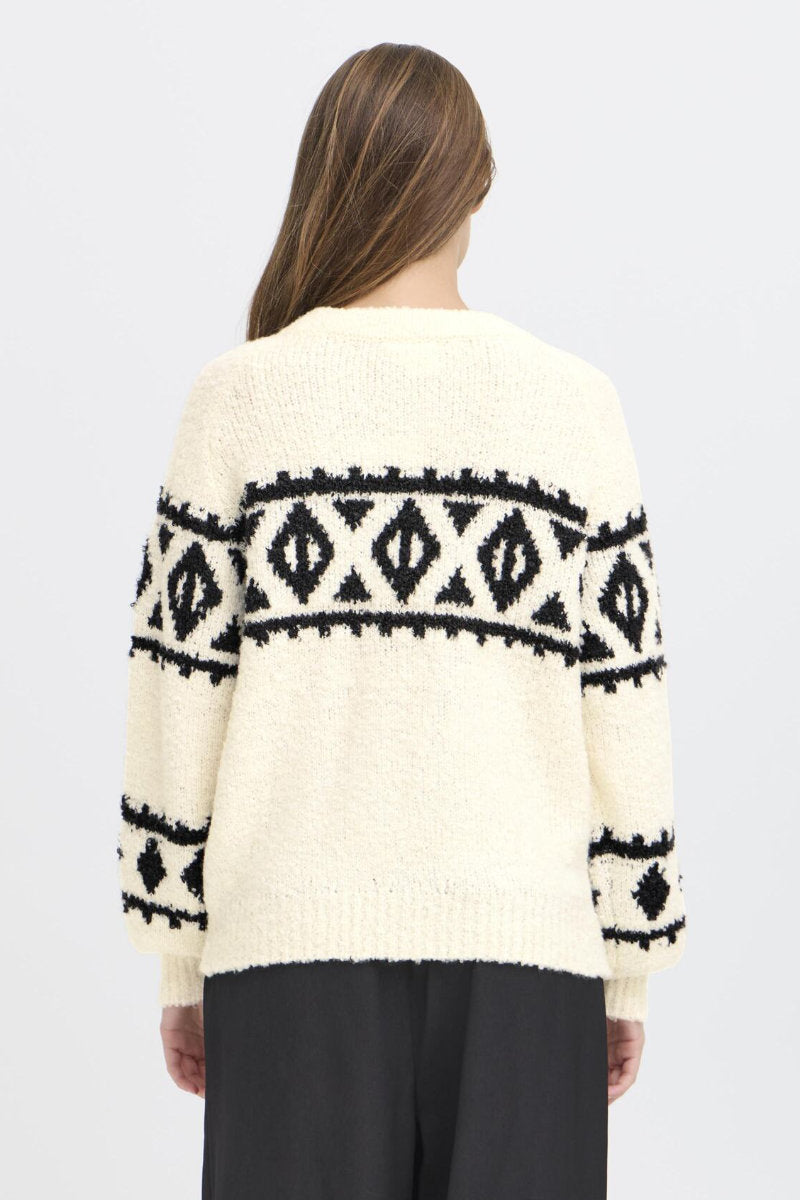 Carani jumper, ivory
