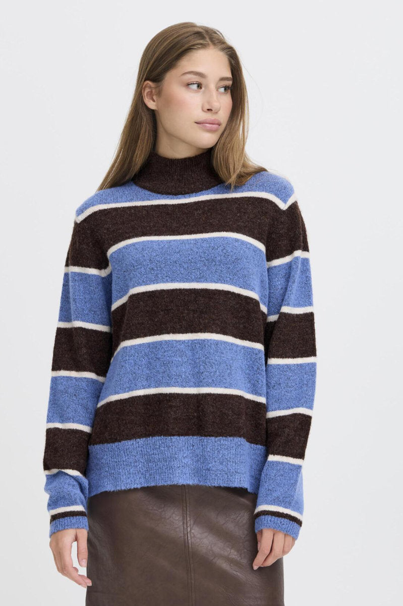 Edeen jumper, blue brown