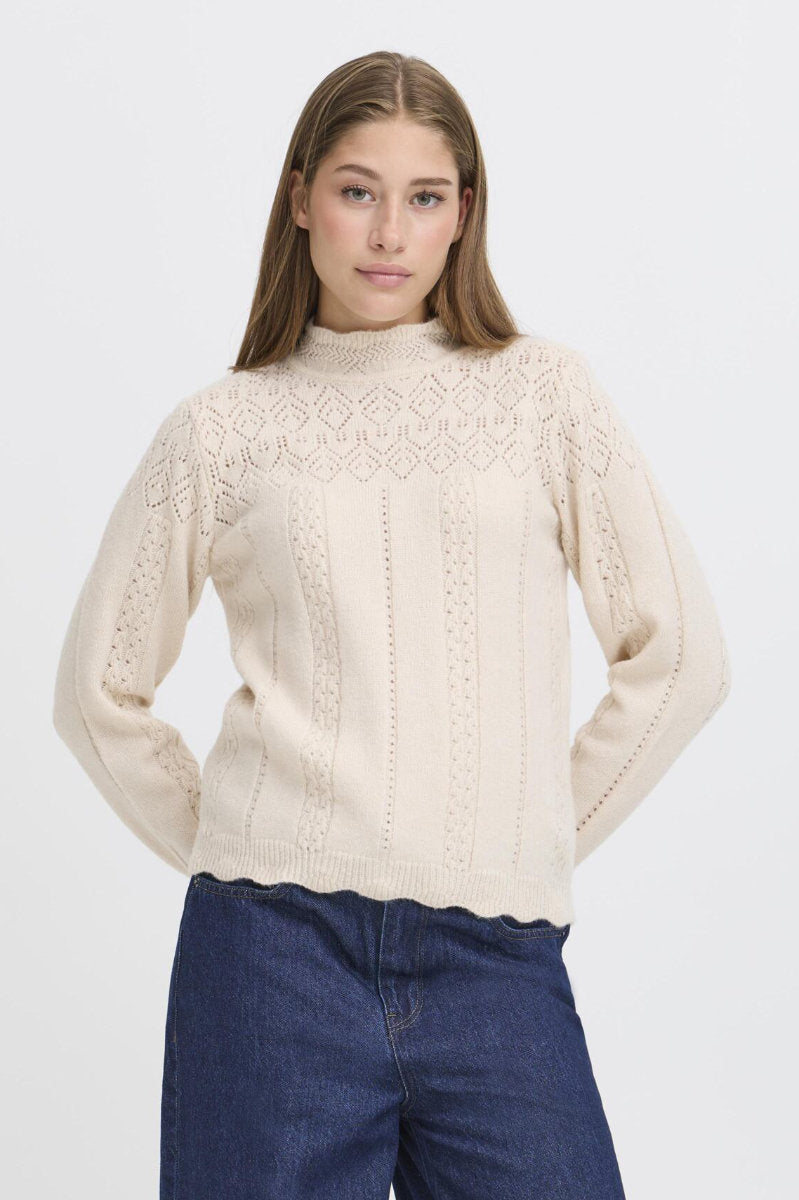 Povoke jumper, cream