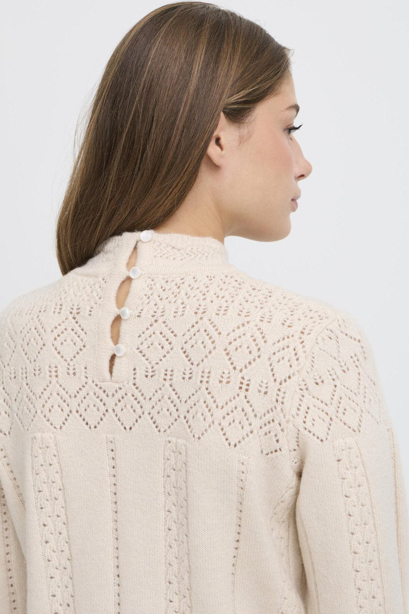 Povoke jumper, cream