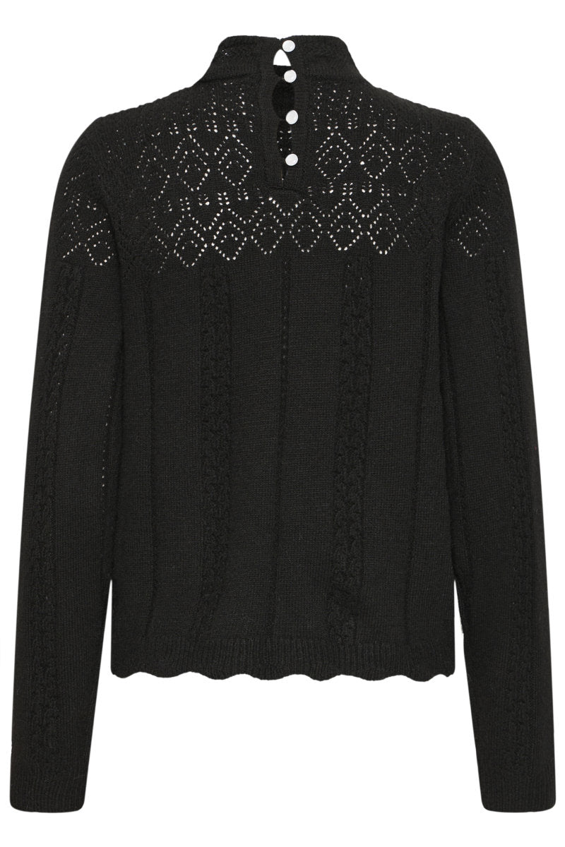 Povoke jumper, black
