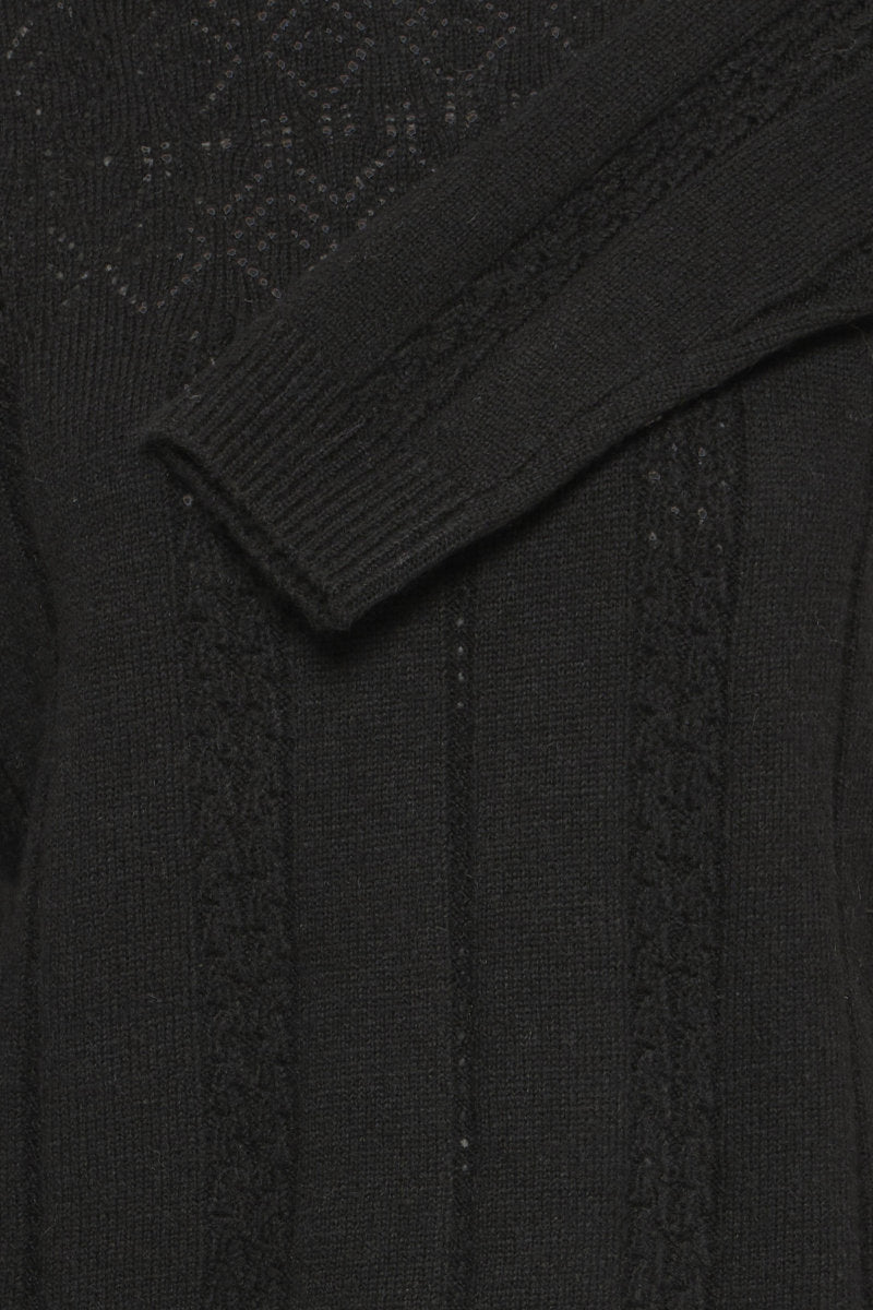 Povoke jumper, black