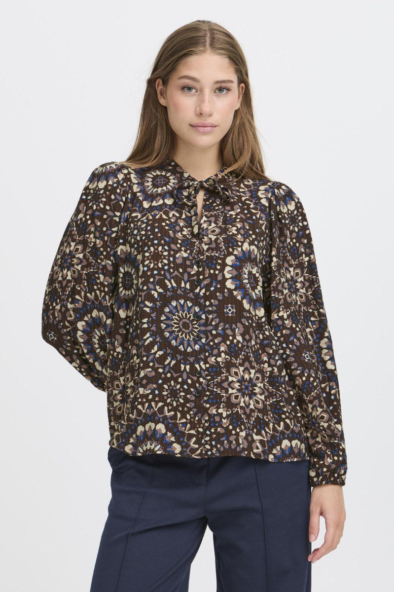 Craviz blouse, chocolate