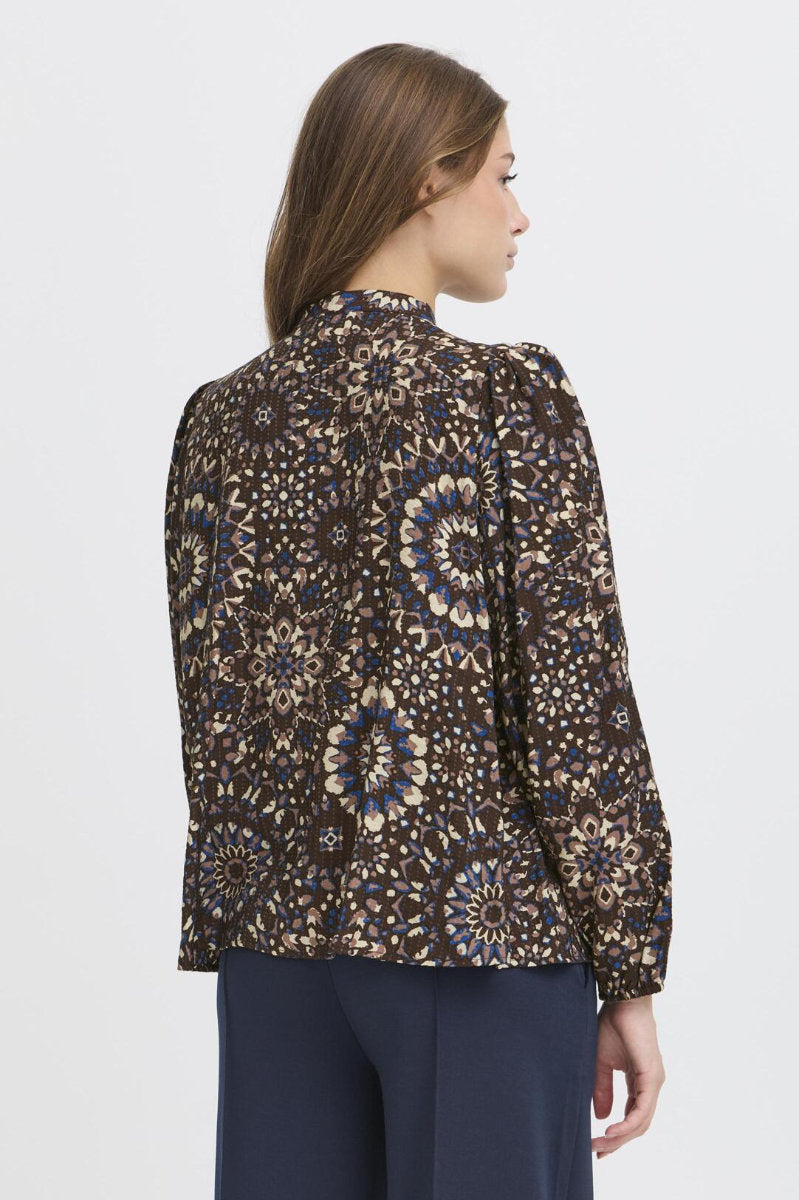 Craviz blouse, chocolate