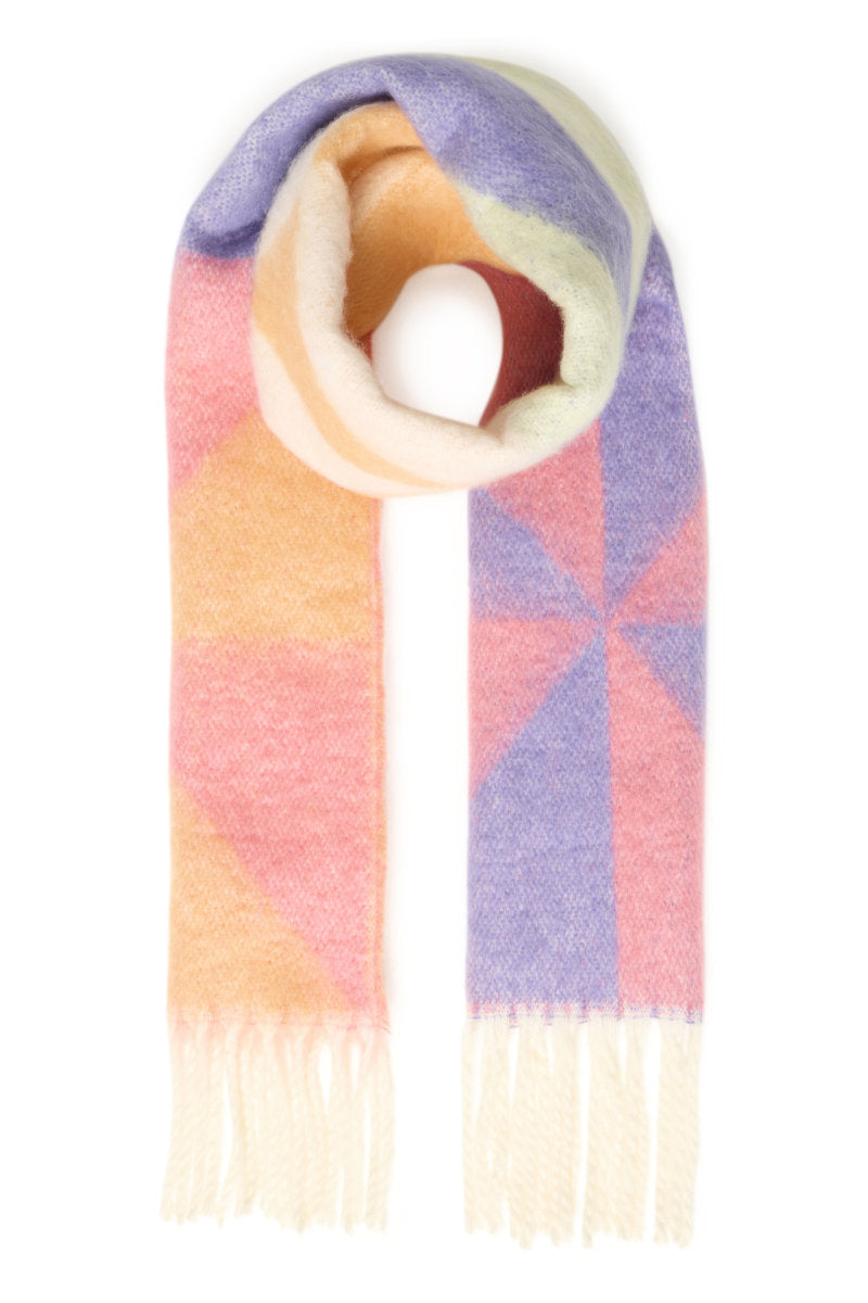 Malfrid scarf, pink lilac
