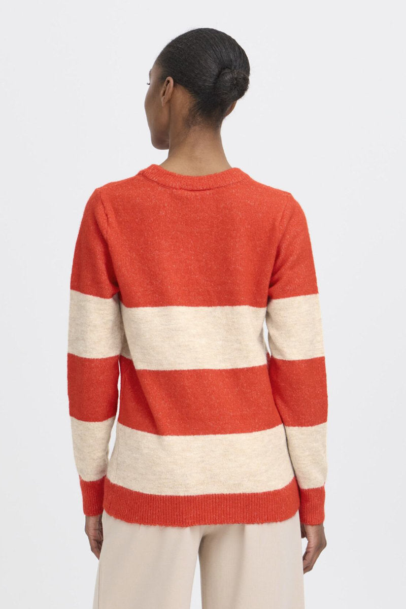 Edeen jumper, fiery red