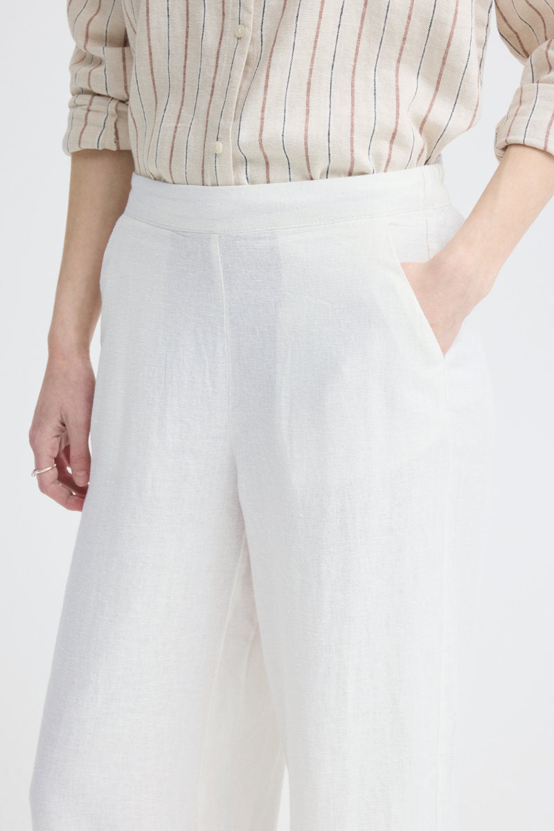 Linno trousers, ivory