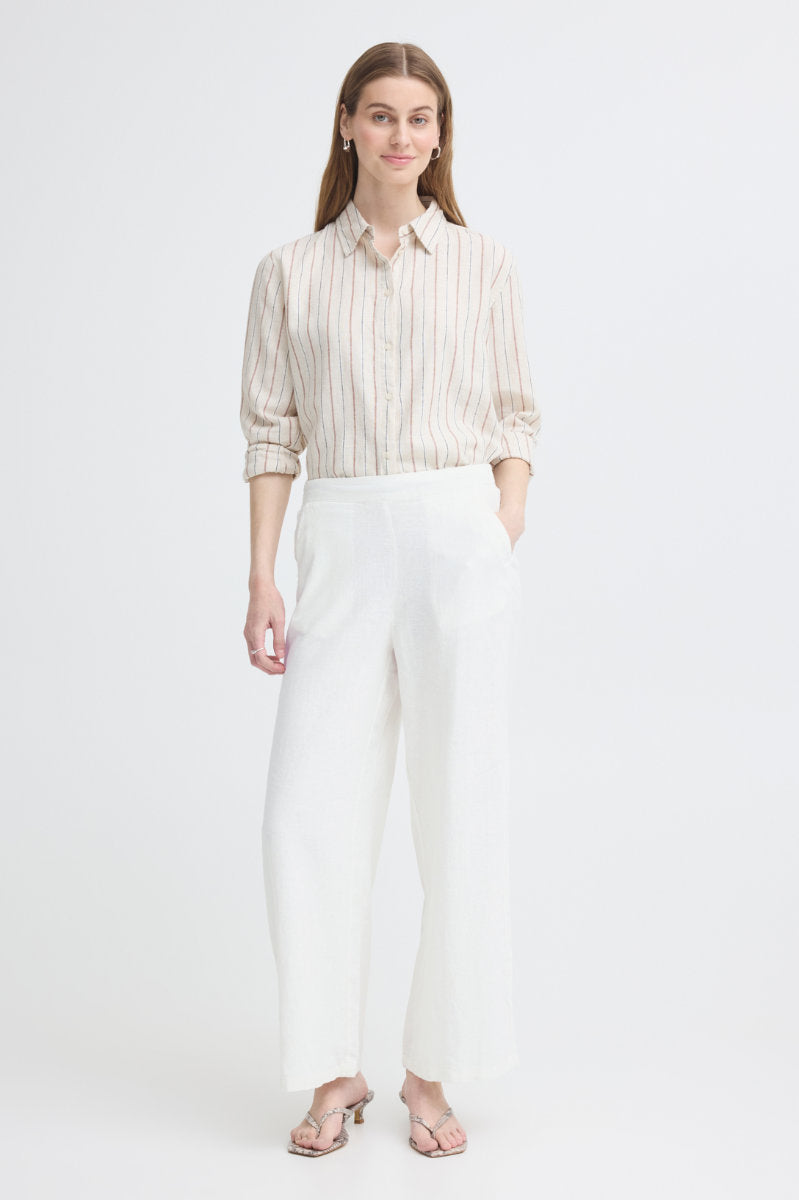 Linno trousers, ivory