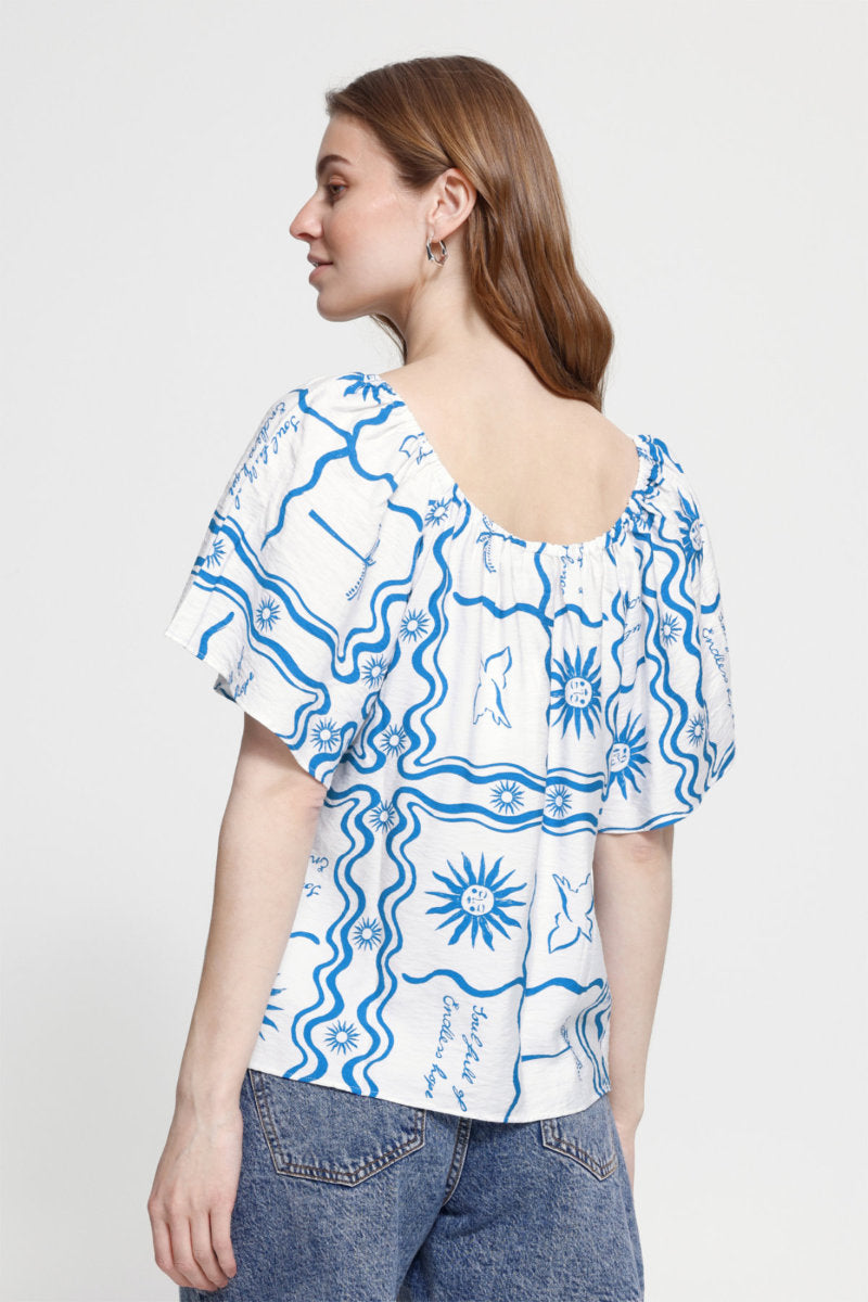 Firisa blouse, soft white