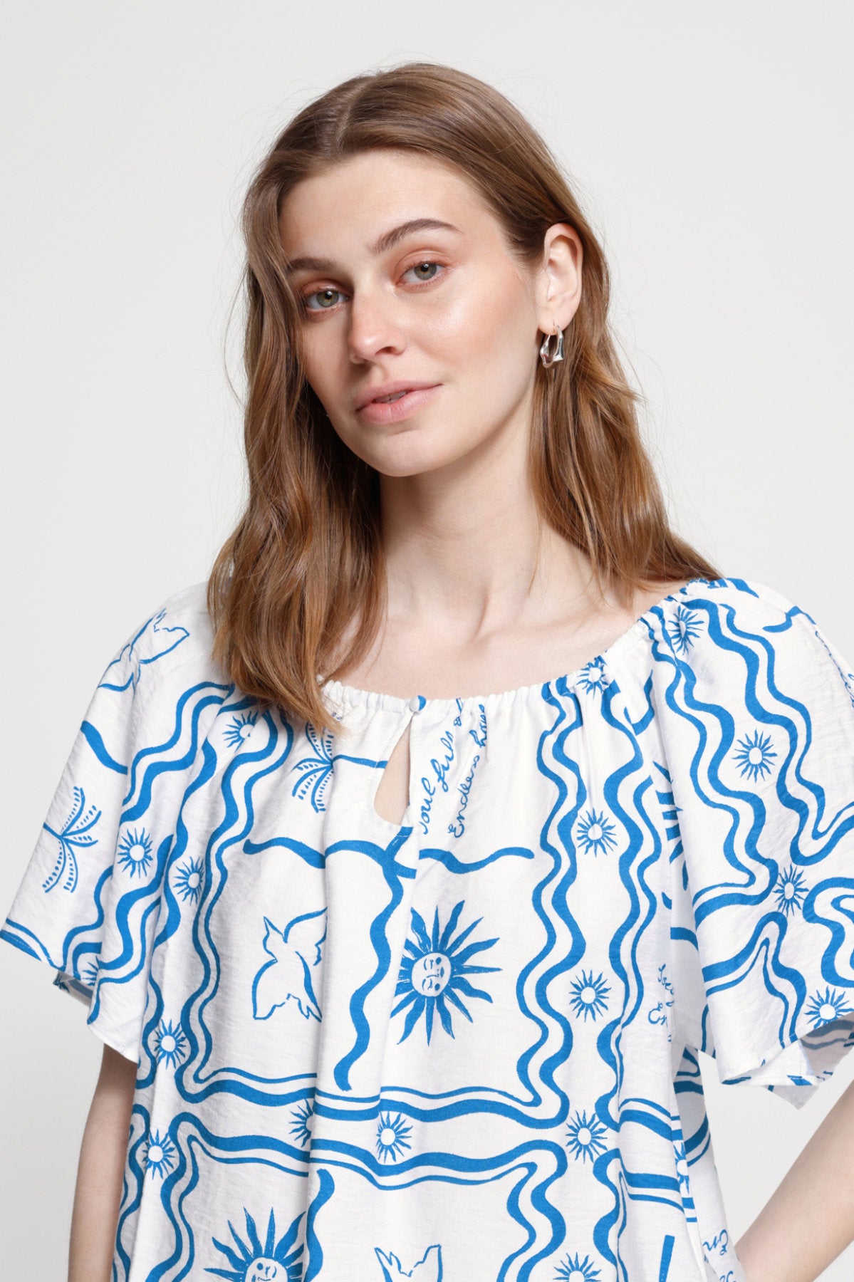 Firisa blouse, soft white