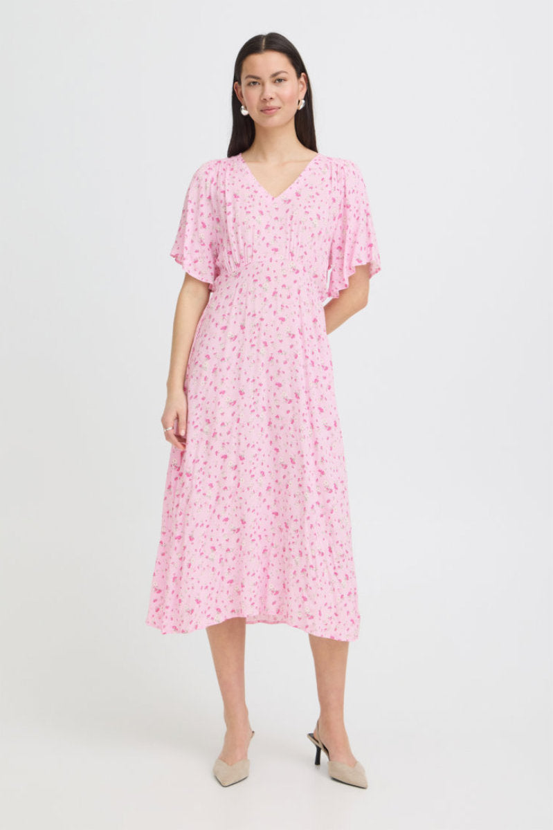 Vera midi dress, pink