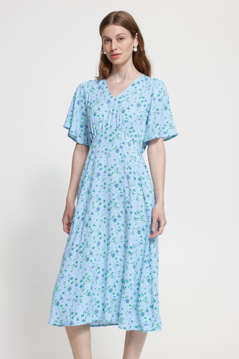 Vera midi dress, blue
