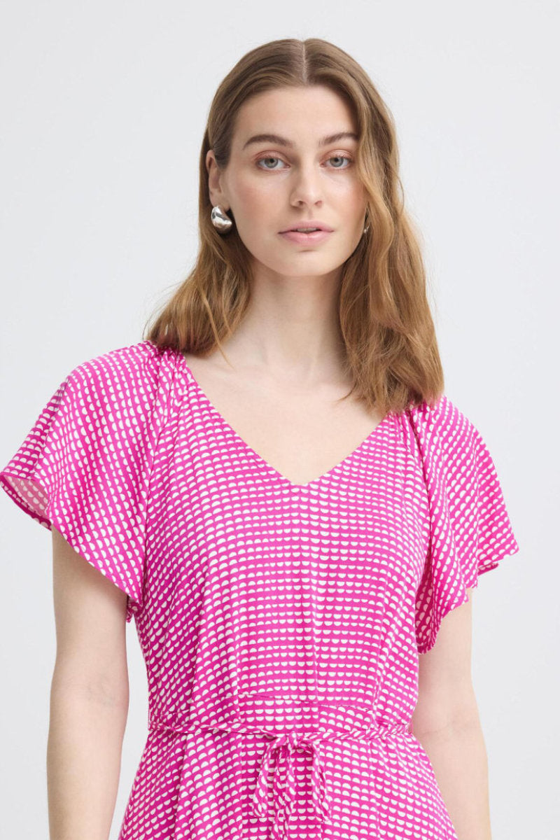 Aya dress, cherry