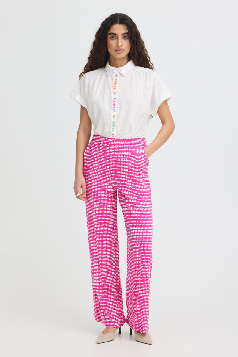 Aya trousers, cherry