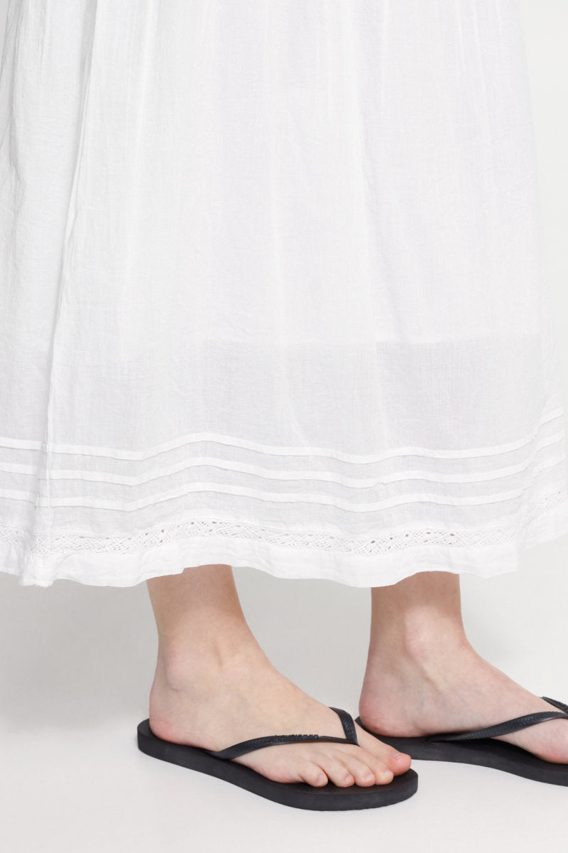 Voilana skirt, soft white