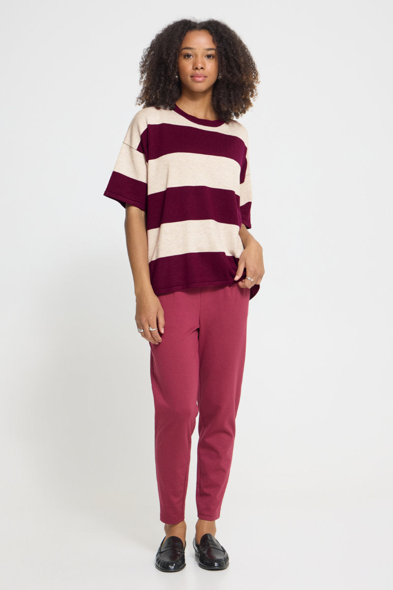 Luls boxy top, berry