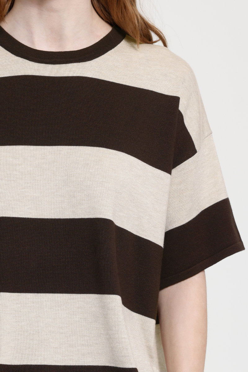 Luls boxy top, chocolate