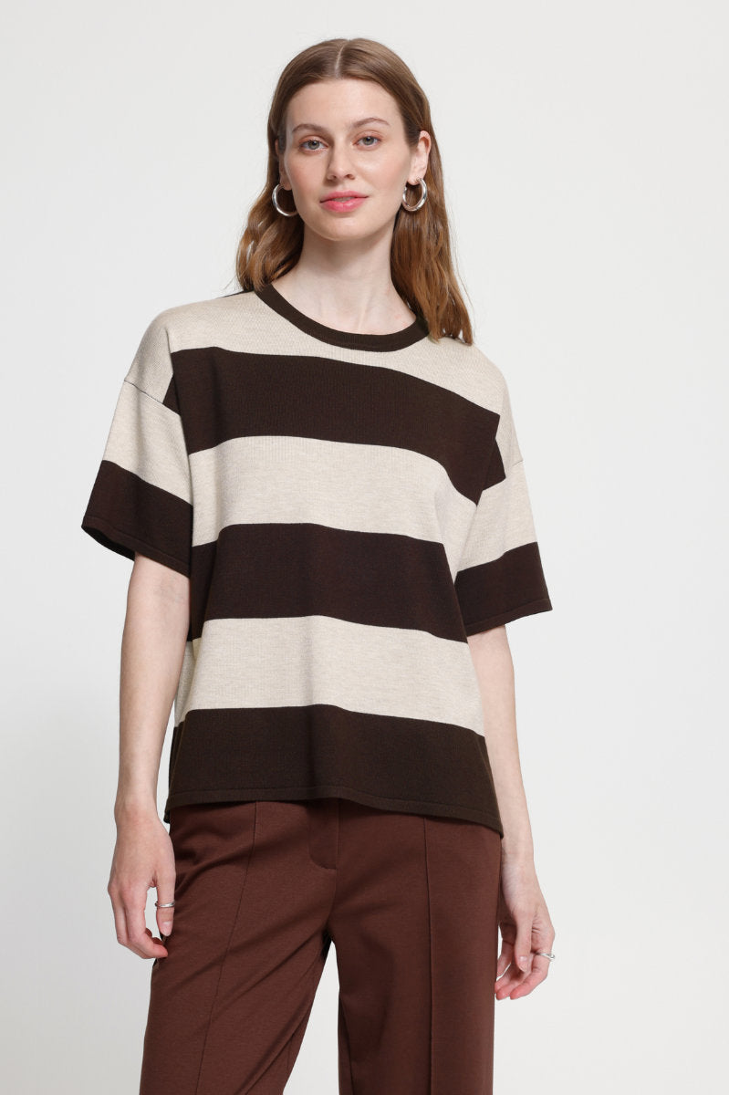 Luls boxy top, chocolate