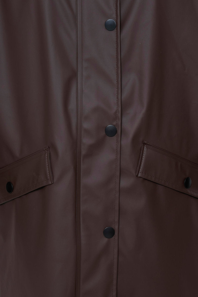 Tazi raincoat, chocolate