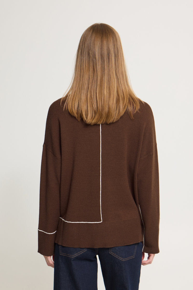 Ballia jumper, coffee