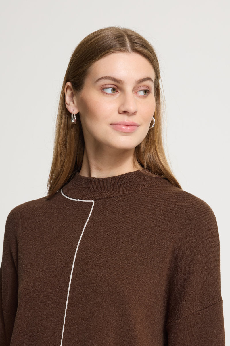 Ballia jumper, coffee