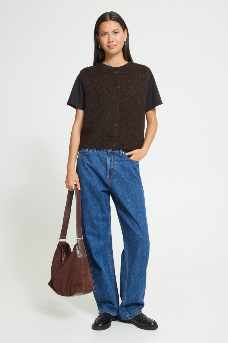 Panora waistcoat, chocolate