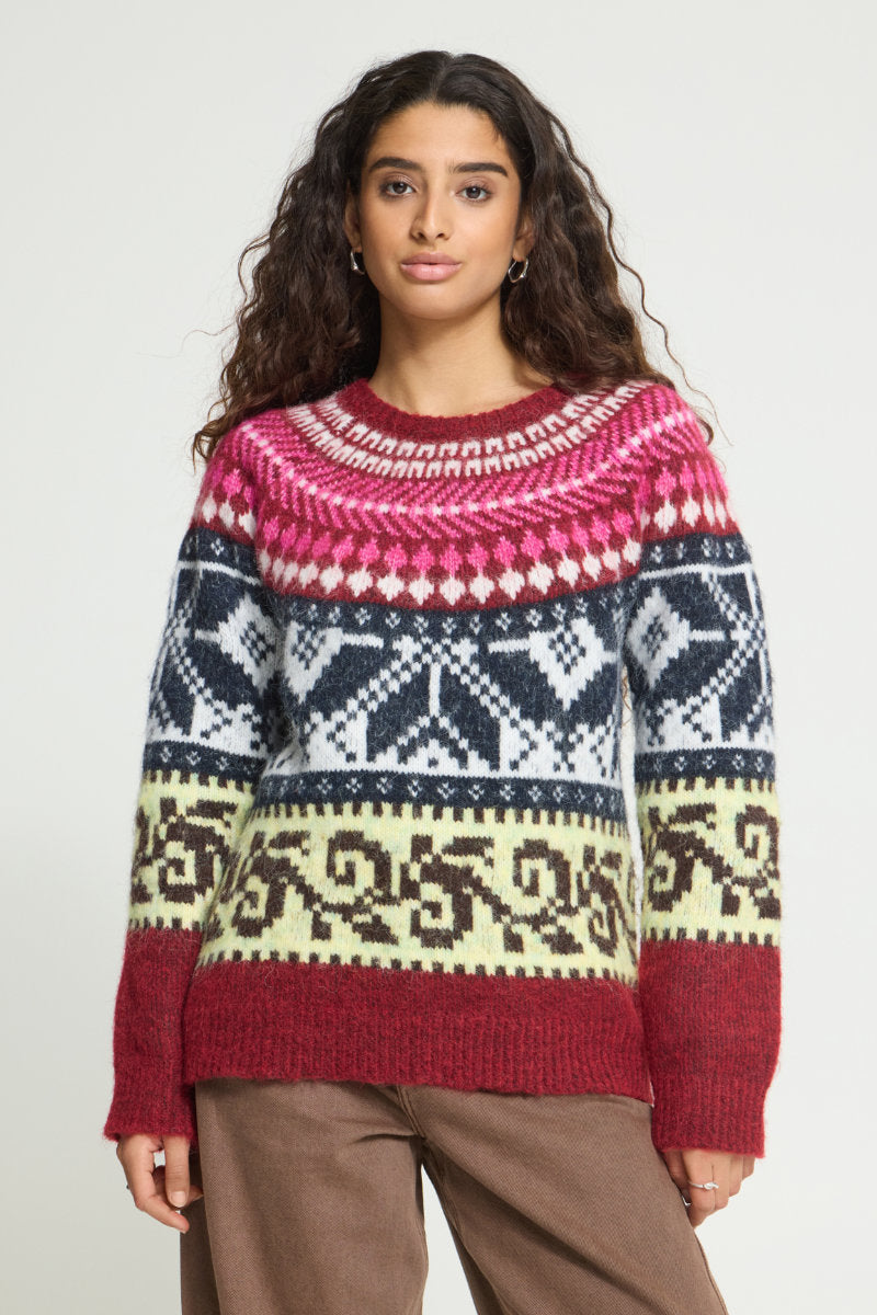 Cylle jumper, wine