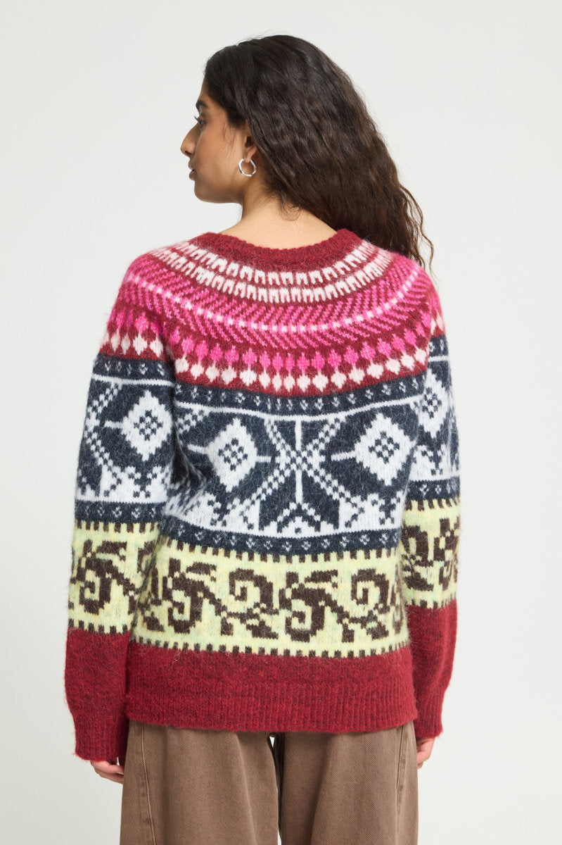 Cylle jumper, wine