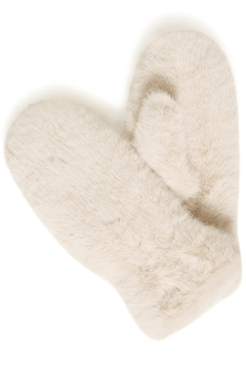 Ebna mittens, cream