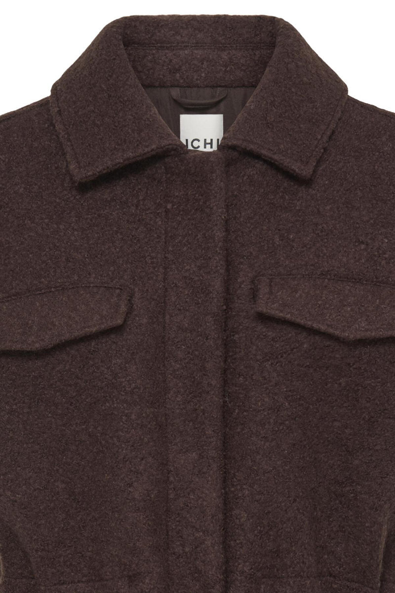 Stipa long waistcoat, brown
