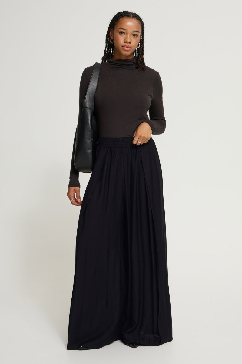 Ginnie palazzo pants, black