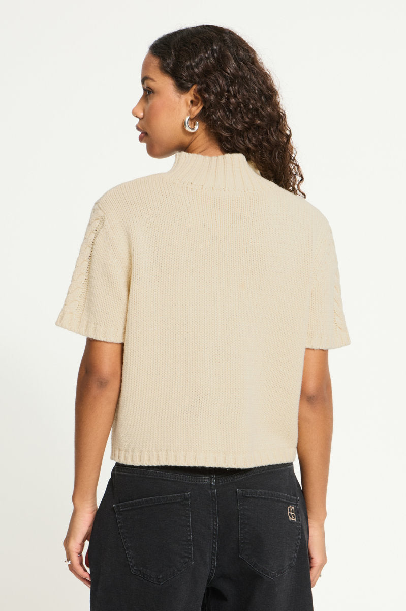 Avelora jumper, crème brûlée
