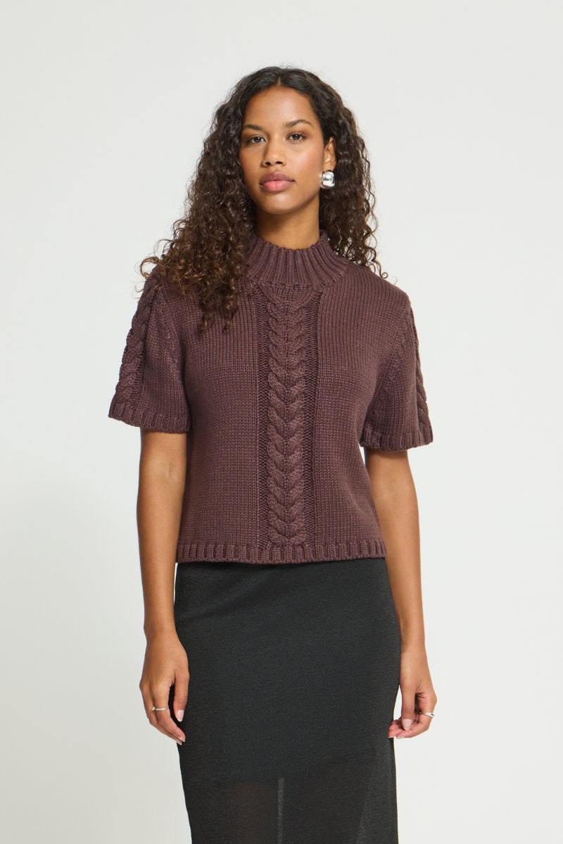 Avelora jumper, plum