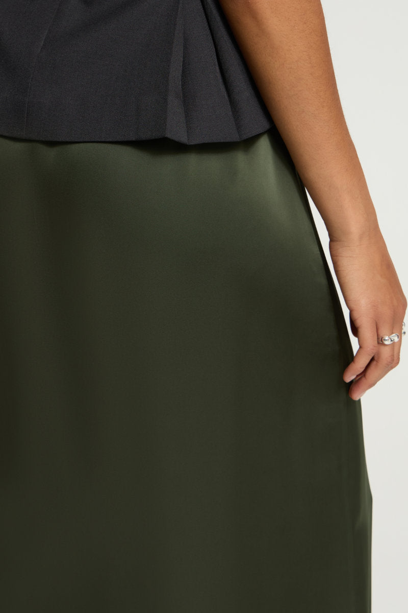 Laccie skirt, dark olive