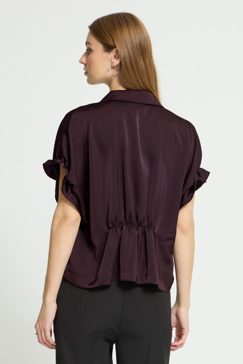 Letta blouse, plum