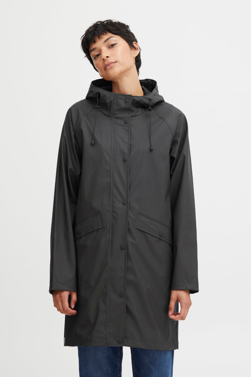 Tazi raincoat, black