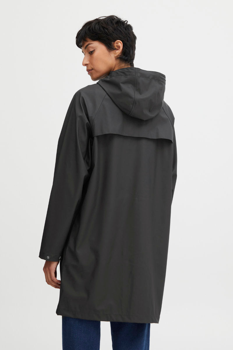 Tazi raincoat, black