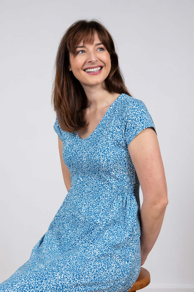 Penelope maxi dress, blue