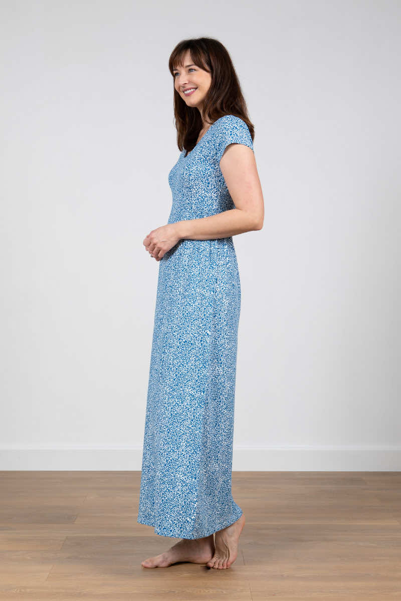 Penelope maxi dress, blue