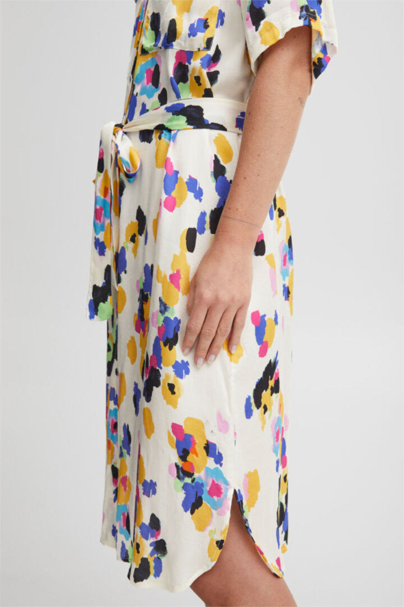 Emilia shirt dress, cream