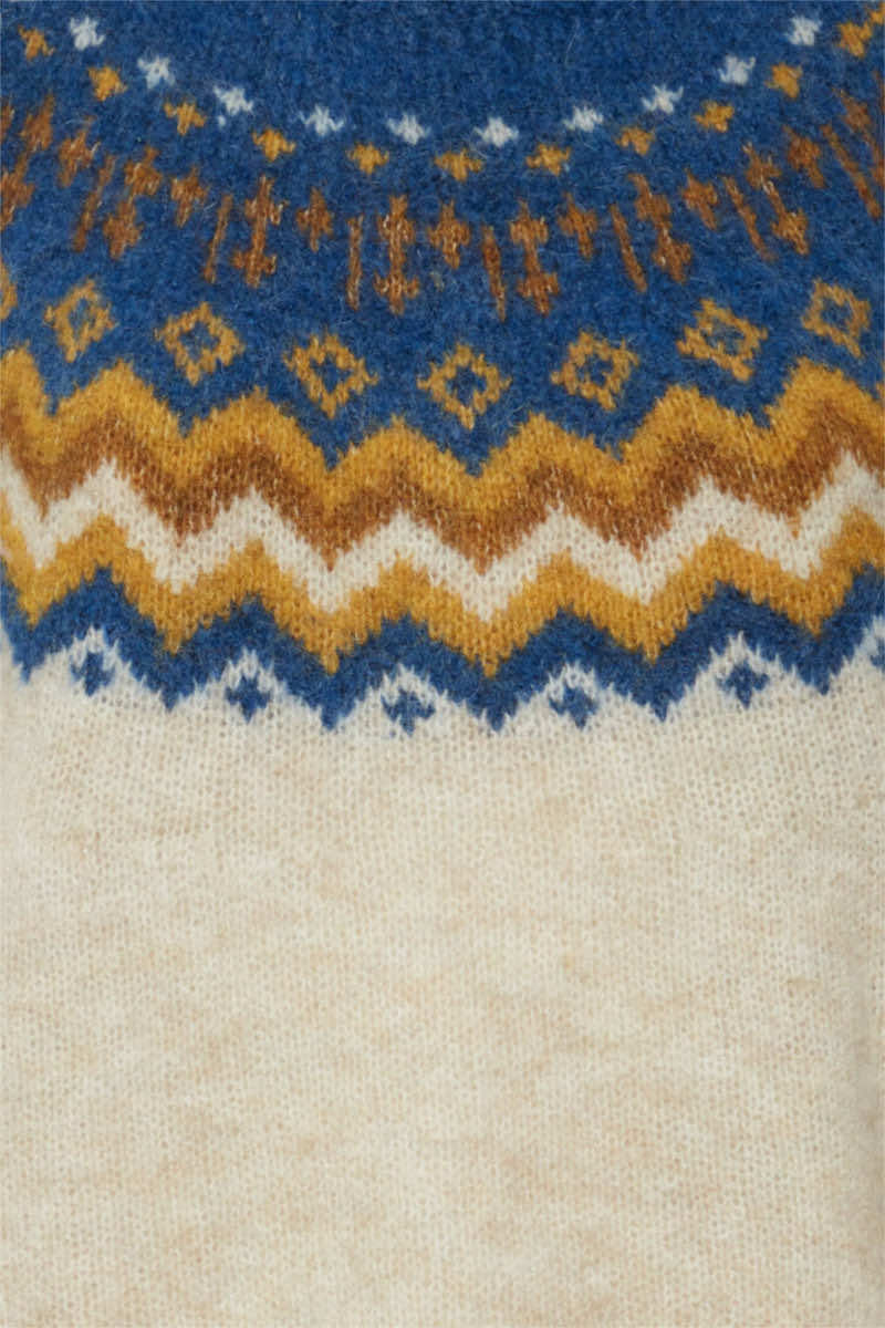 Mimi fairisle jumper, blue