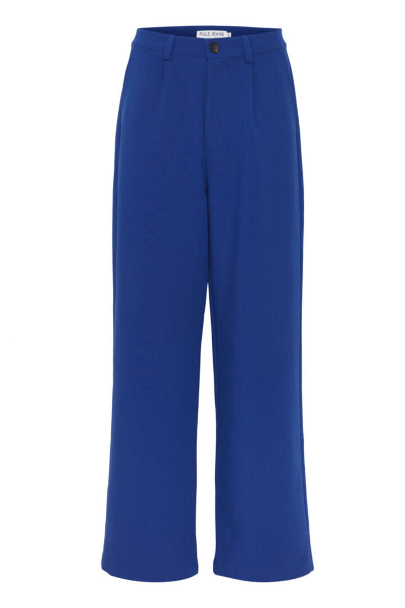 Pulz Beverly trousers, cobalt