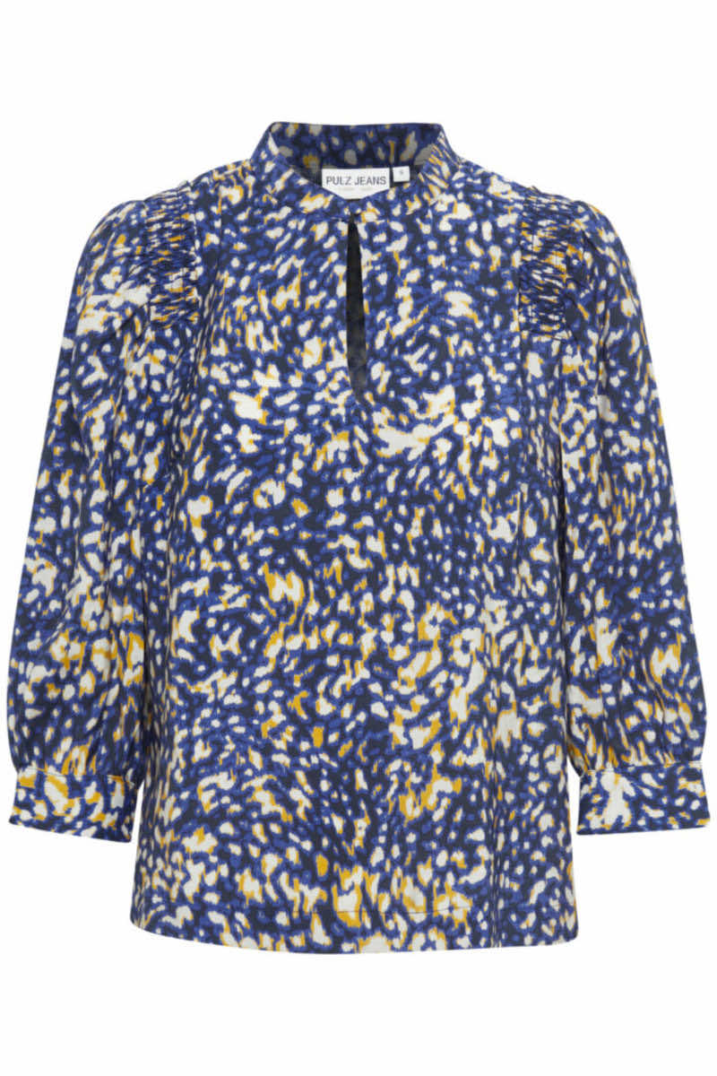 Mette blouse, cobalt