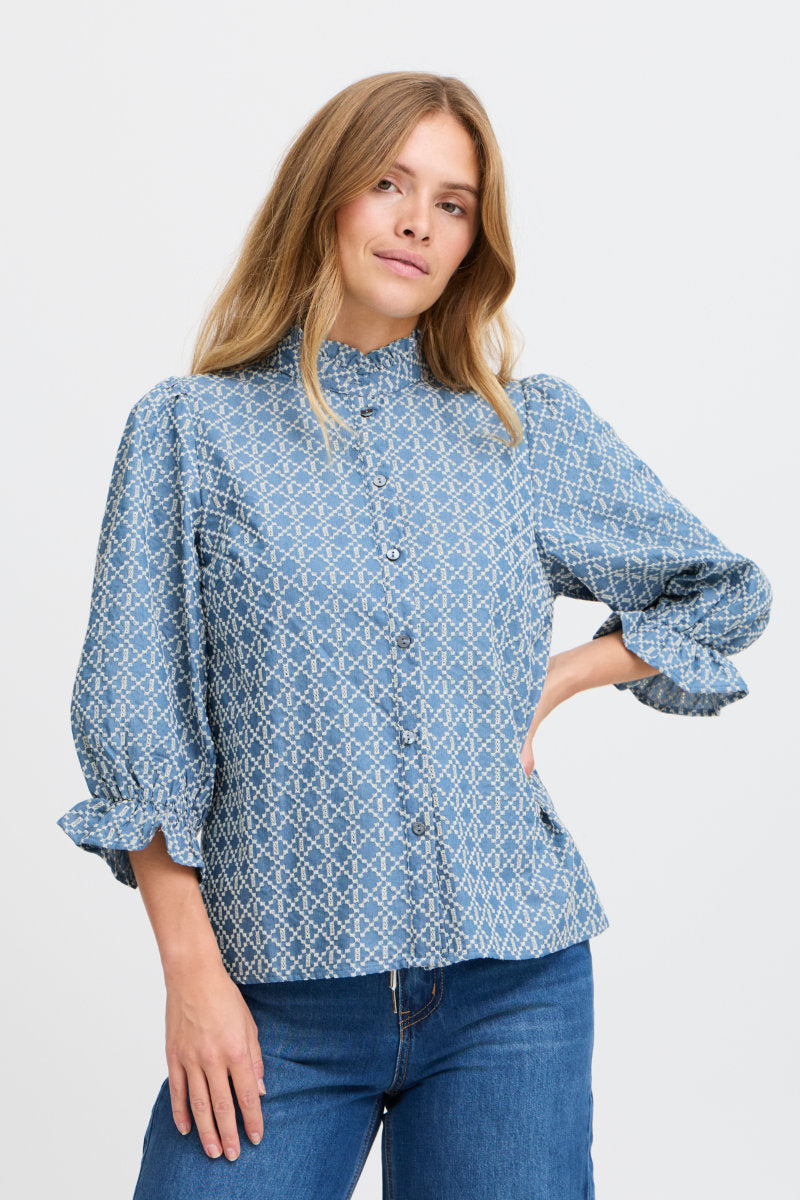 Fenya blouse, light denim