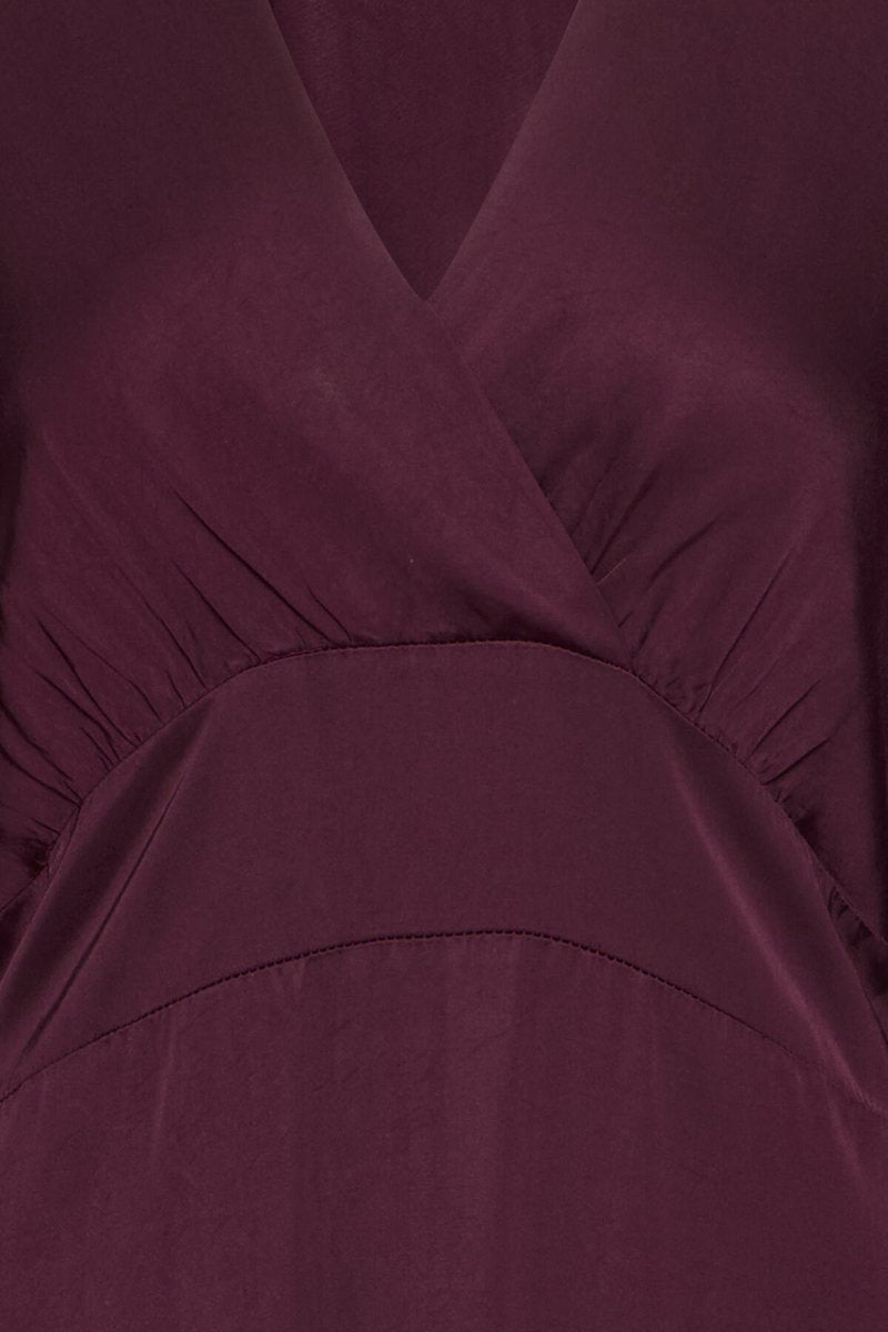 Olivia dress, burgundy