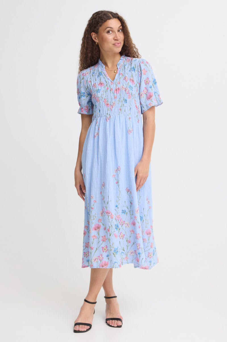 Alexa floral dress, blue