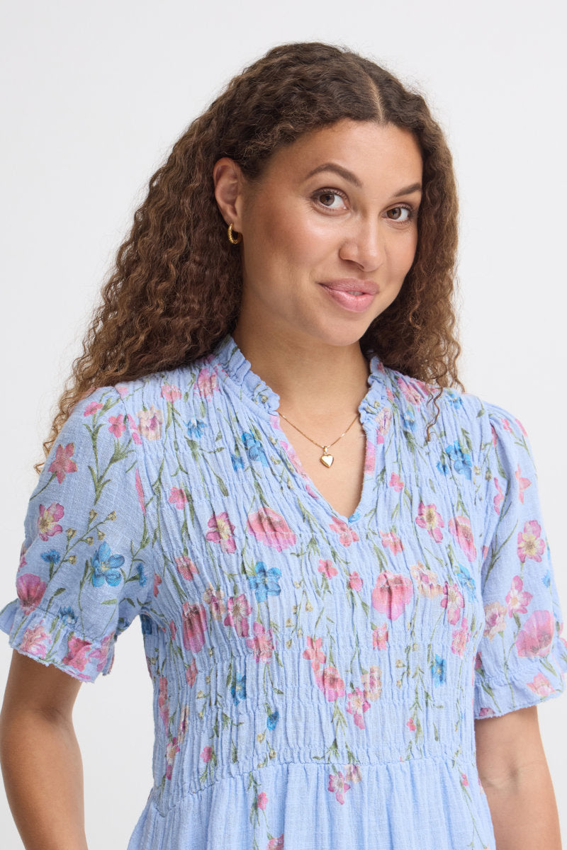 Alexa floral dress, blue
