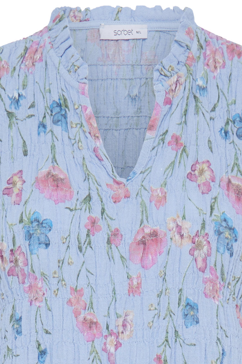 Alexa floral dress, blue