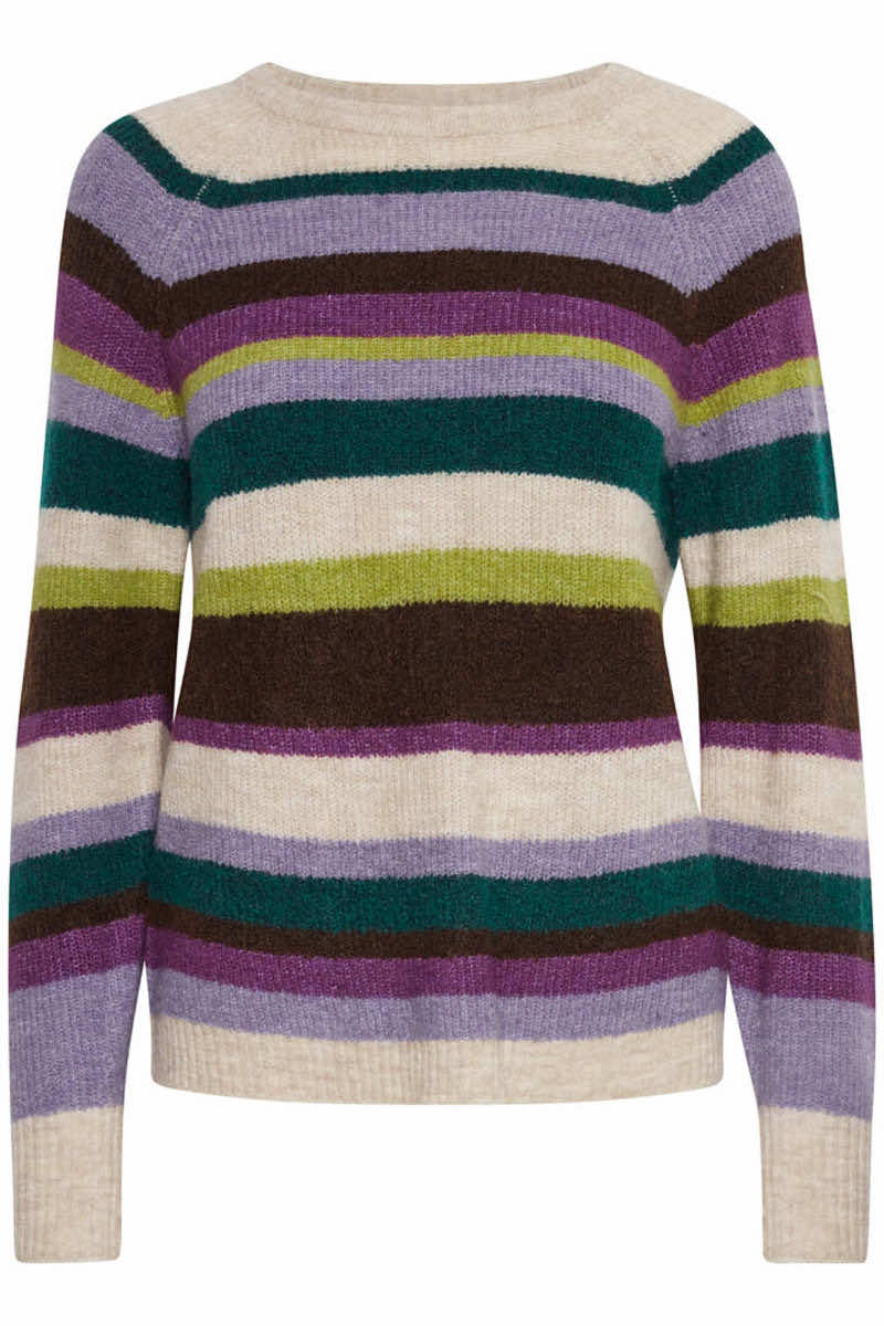 Martine stripe jumper, Heather
