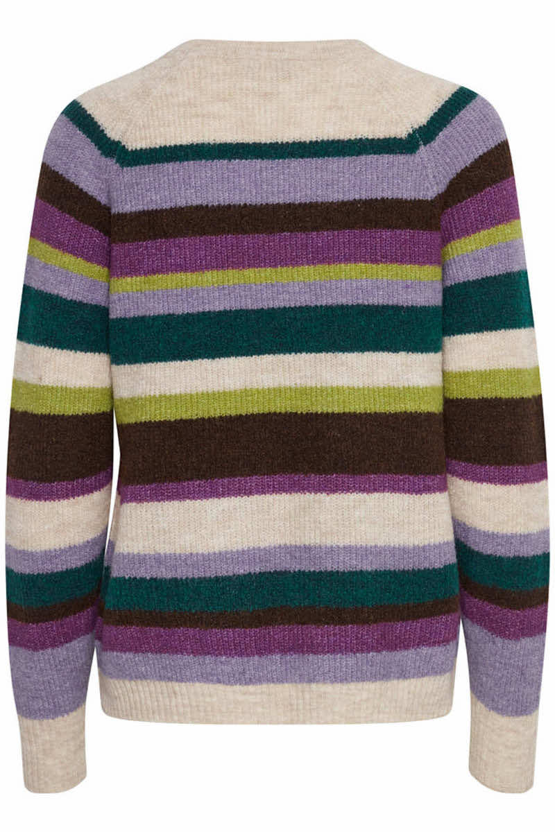 Martine stripe jumper, Heather